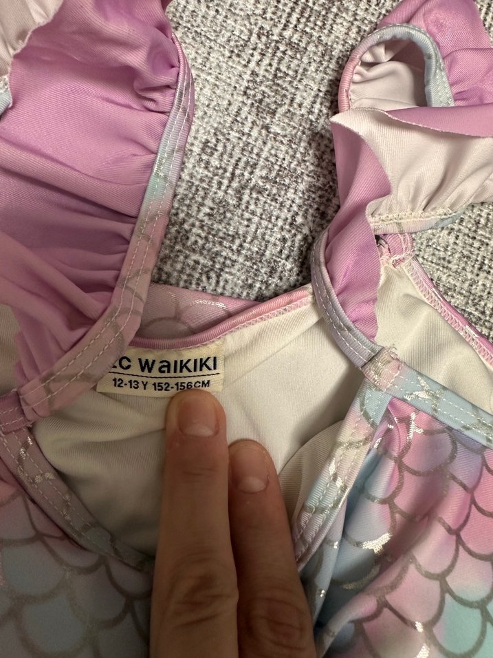 Kız Çocuk Pastel Renkli mayo ve patik - Görsel 3