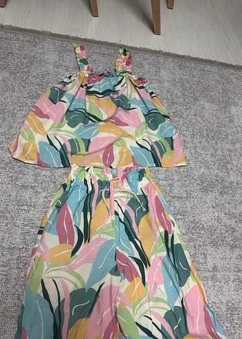 Kızlar için Pastel Renkli Salaş Takım - Görsel 3