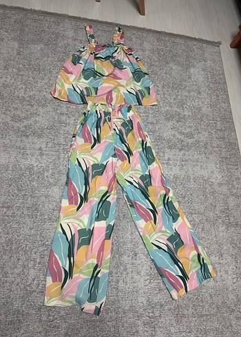 Kızlar için Pastel Renkli Salaş Takım - Görsel 2