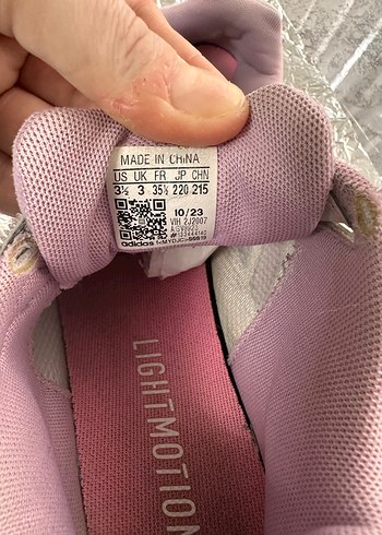 Kız Çocuk Cırtlı Spor Ayakkabı - Görsel 5