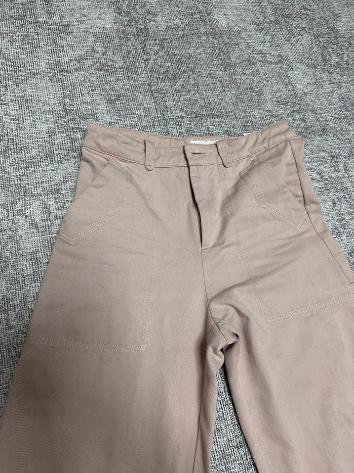 Pudra pembe zara pantalon - Görsel 2