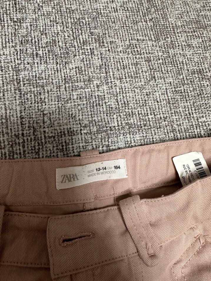 Pudra pembe zara pantalon - Görsel 4