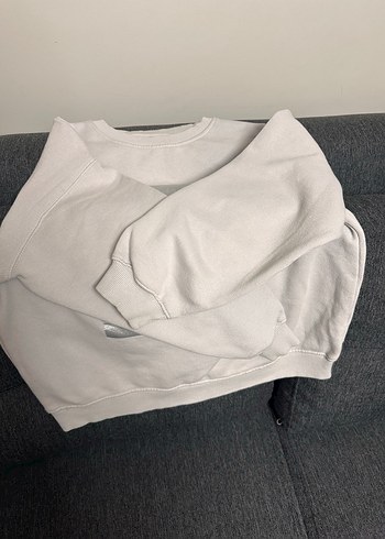 Gri Baskılı cocuk Sweatshirt - Görsel 3