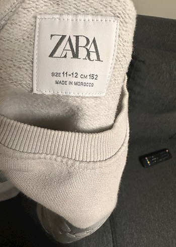 Gri Baskılı cocuk Sweatshirt - Görsel 5