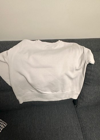 Gri Baskılı cocuk Sweatshirt - Görsel 4