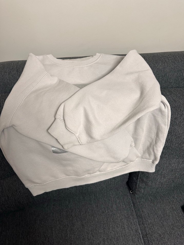 Gri Baskılı cocuk Sweatshirt - Görsel 3