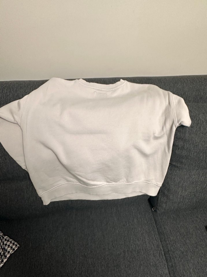 Gri Baskılı cocuk Sweatshirt - Görsel 4