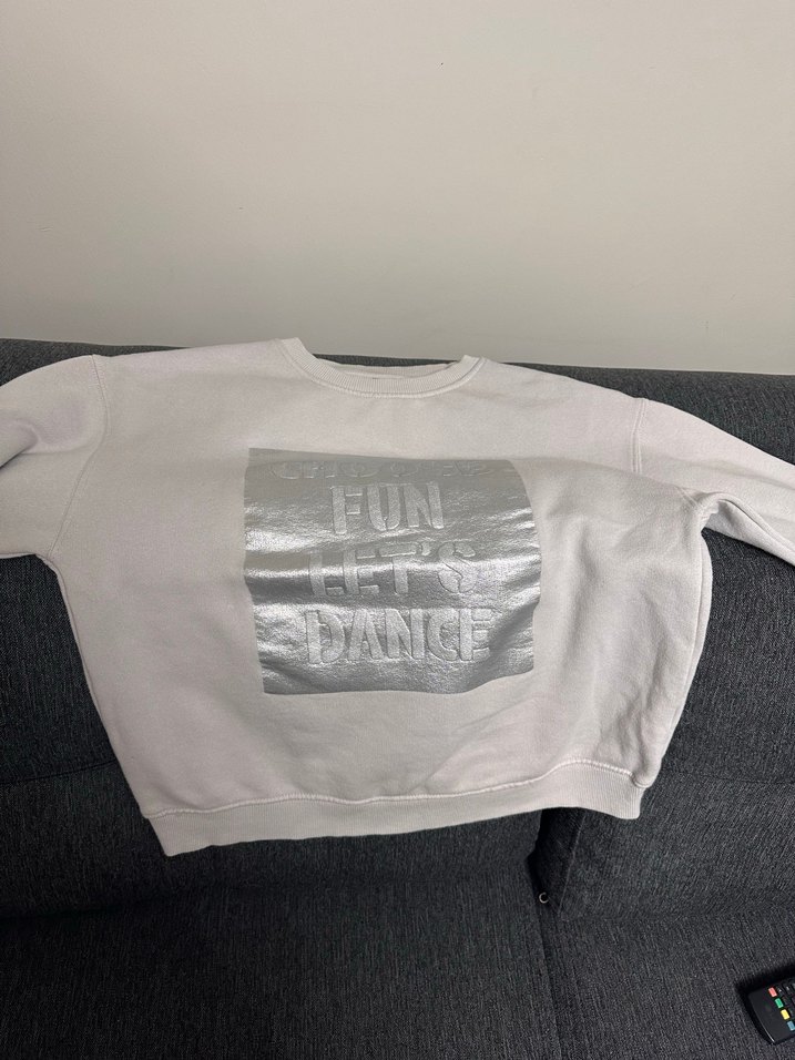 Gri Baskılı cocuk Sweatshirt - Görsel 2