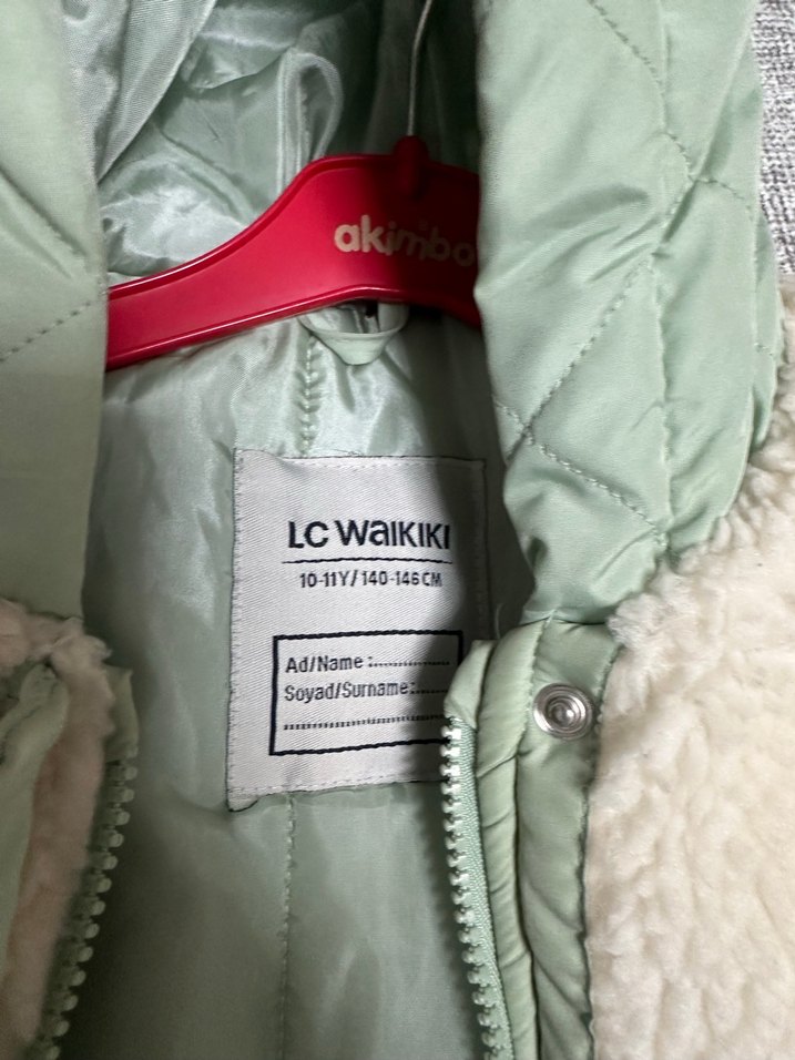 Cocuk krem Kürklü Sıcak Kış Montu - Görsel 3