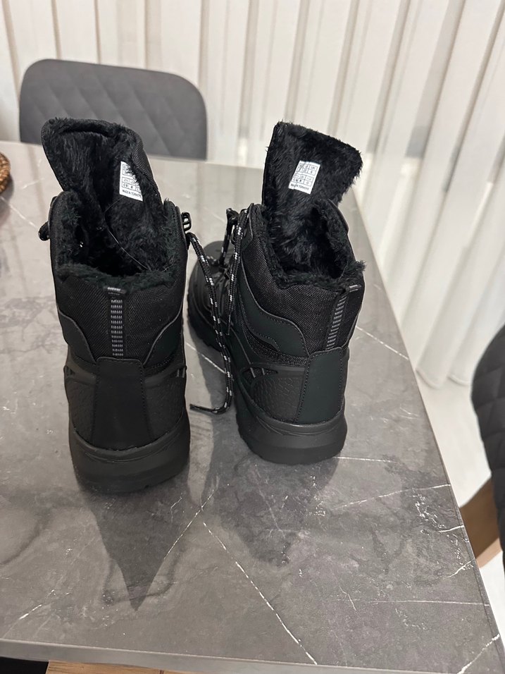 Siyah Outdoor Erkek Botları Velcro Detaylı - Görsel 2