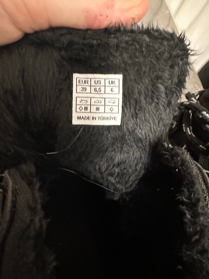 Siyah Outdoor Erkek Botları Velcro Detaylı - Görsel 4