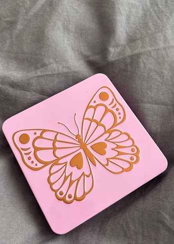 Kelebek Desenli Pembe Göz Farı Paleti - Görsel 3