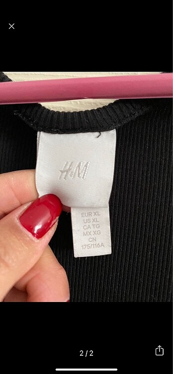 H&M Siyah spor elbise