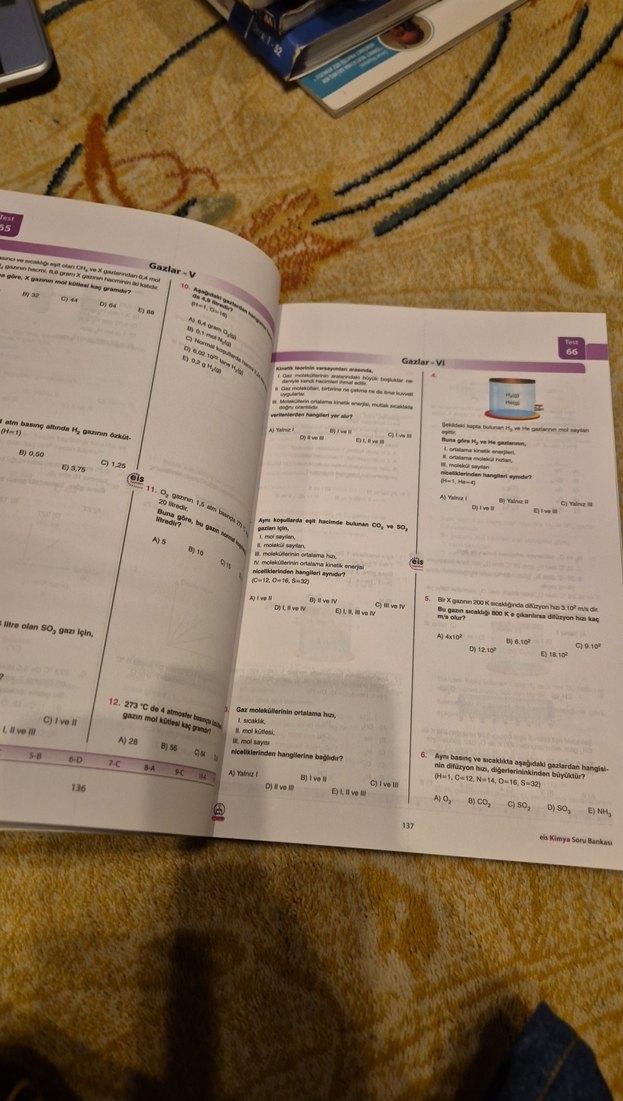 Kimya Soru Bankası - Üniversiteye Hazırlık - Görsel 2