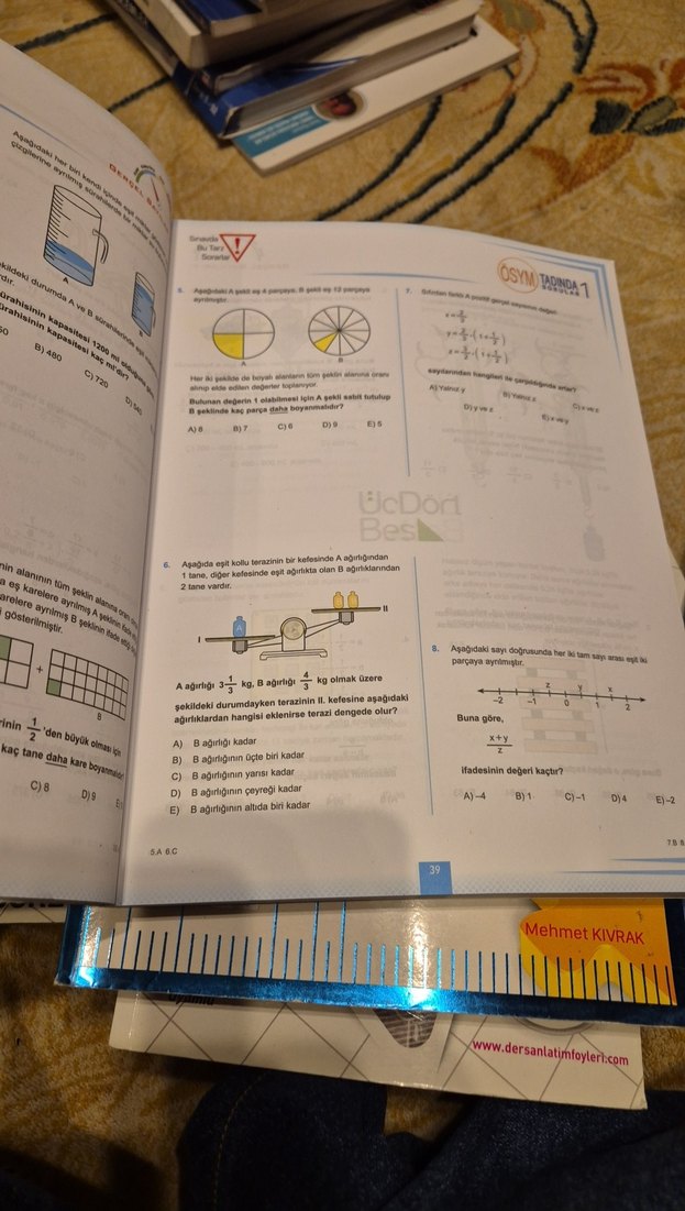 Mehmet Kıvrak TYT Matematik Soru Bankası - Görsel 2
