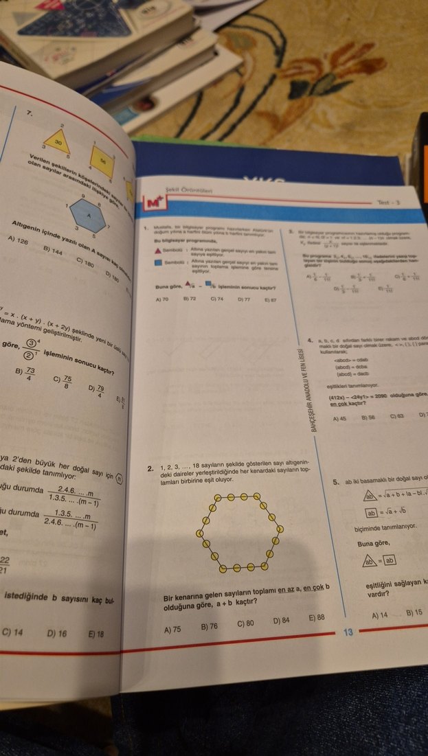 12. Sınıf Matematik Soru Kitabı - Görsel 2