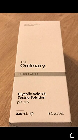 The Ordinary Glycolic Acid mucize tonik