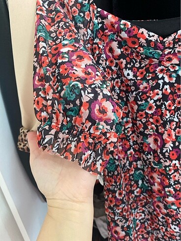 Milla çiçekli elbise - Görsel 6