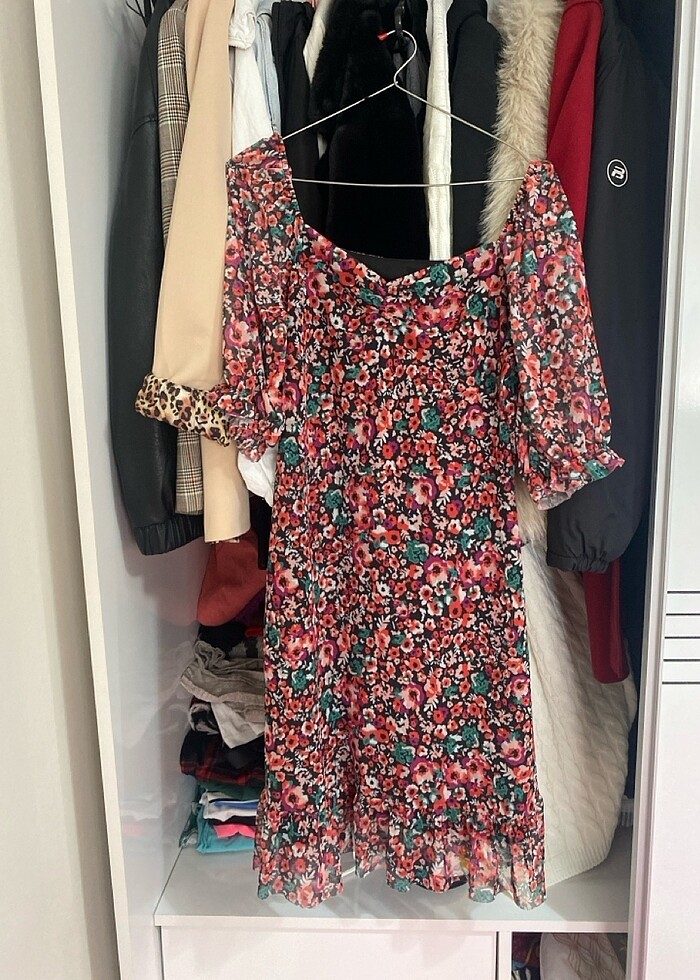 Milla çiçekli elbise - Görsel 2