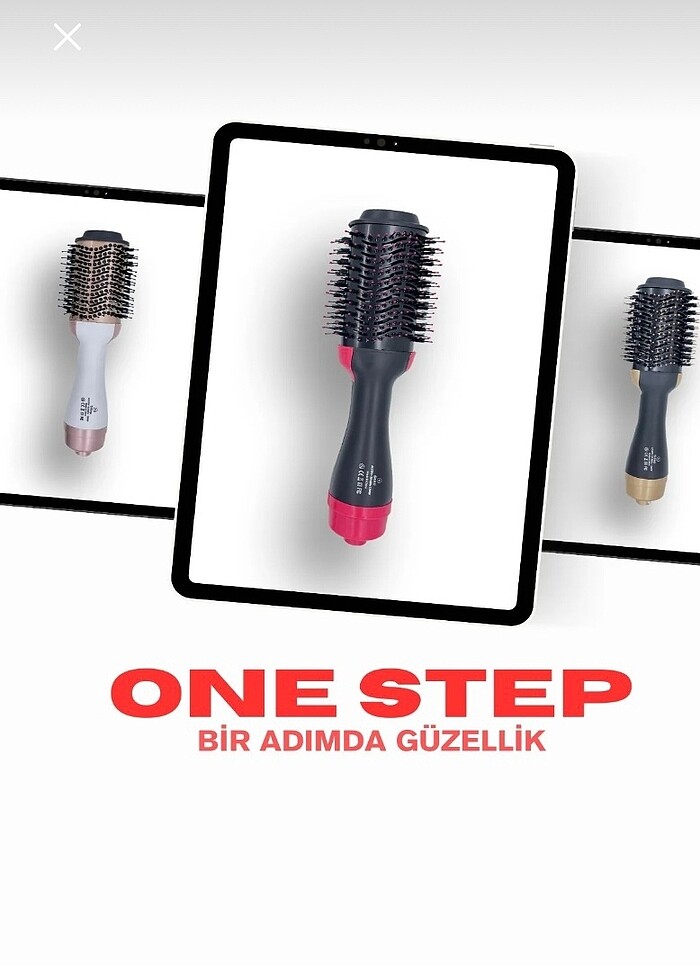 One step elektrikli saç fırçası - Görsel 2