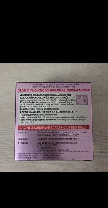 Beden Renk Revitalift filler gündüz kremi