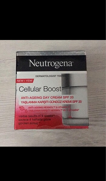 Neutrogena cellular boost gündüz kremi