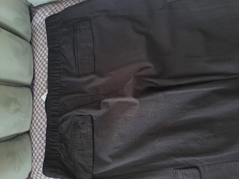 Siyah Kemerli erkek ince gabardin Pantolon orjinal - Görsel 4