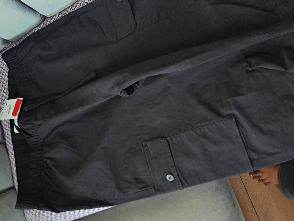 Siyah Kemerli erkek ince gabardin Pantolon orjinal - Görsel 3