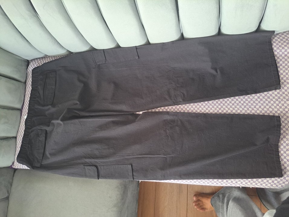 Siyah Kemerli erkek ince gabardin Pantolon orjinal - Görsel 2