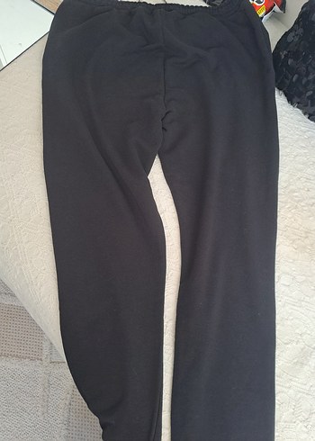 erkek Siyah Rahat Kesim Eşofman Altı - Görsel 4