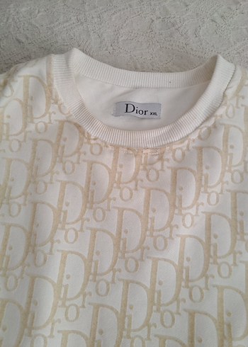 Beyaz Pamuklu Uzun Kollu Sweatshirt - Görsel 2