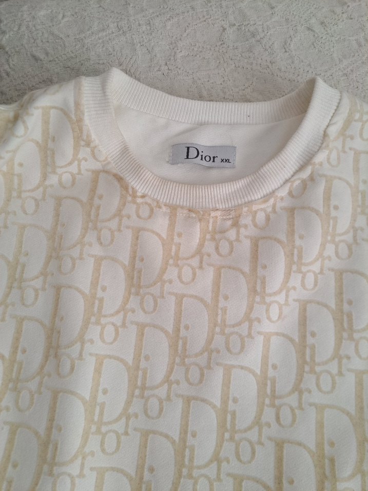 Beyaz Pamuklu Uzun Kollu Sweatshirt - Görsel 2