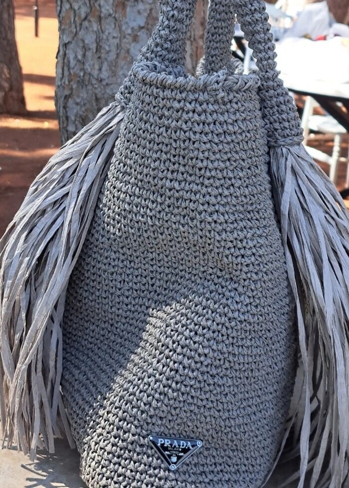 Örgü çanta  - Görsel 2