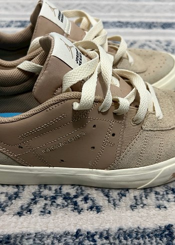 Bej Süet Kadın  Sneaker - Görsel 2