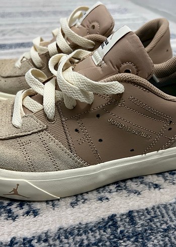 Bej Süet Kadın  Sneaker - Görsel 4