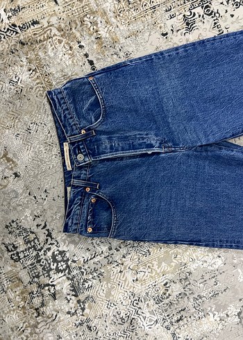 Kadın Mavi Midi Levis Denim Jean - Görsel 2