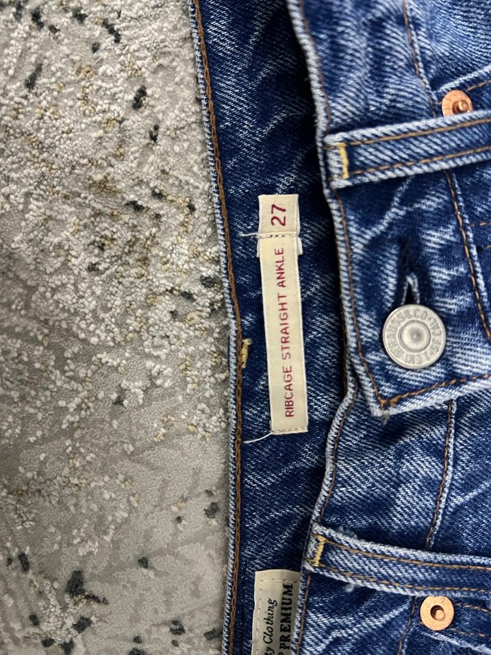 Kadın Mavi Midi Levis Denim Jean - Görsel 3