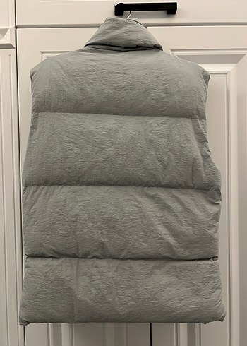 Gri Fermuarlı Street Style  yelek - Görsel 2