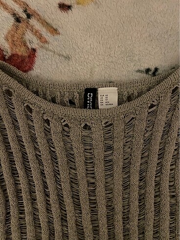 H&M transparan askılı bluz