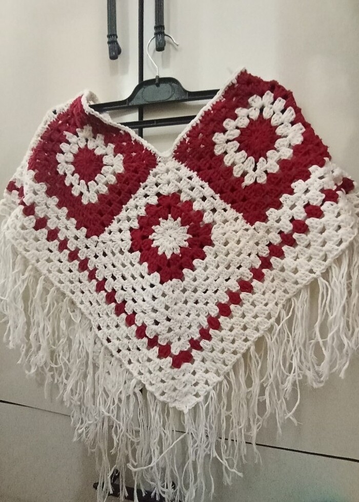 Örgü panço - Görsel 3