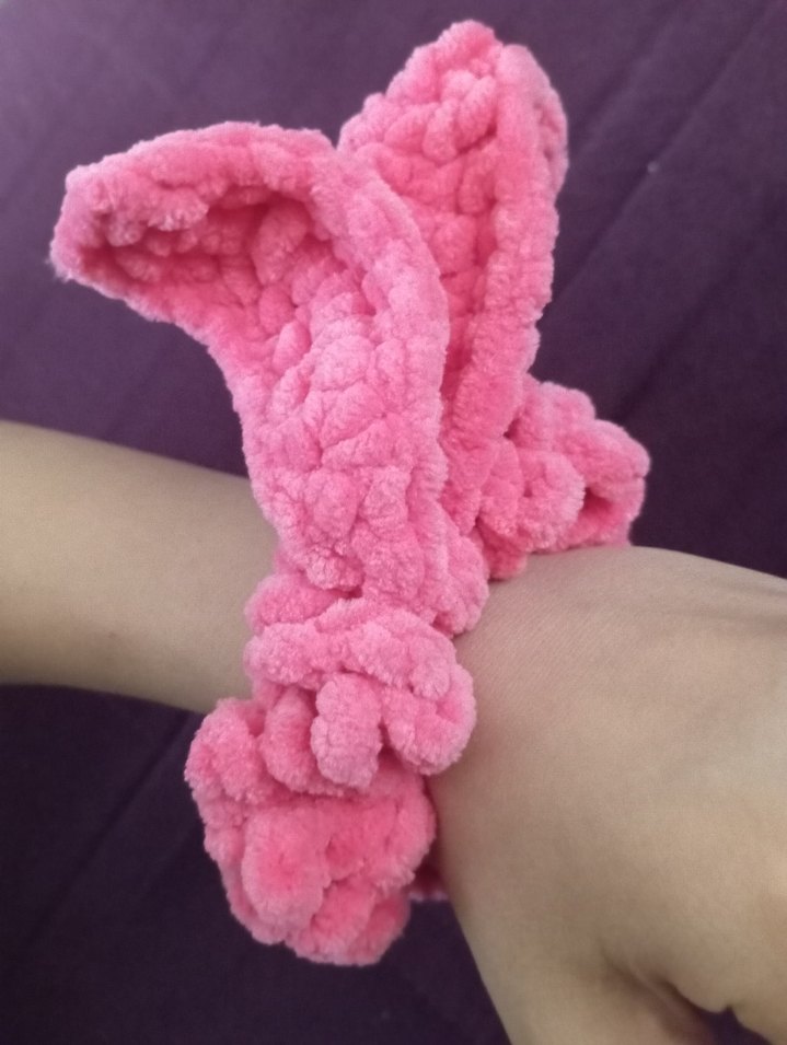 Pembe örgü toka - Görsel 2