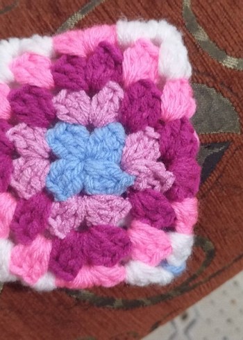 Renkli örgü cüzdan - Görsel 3