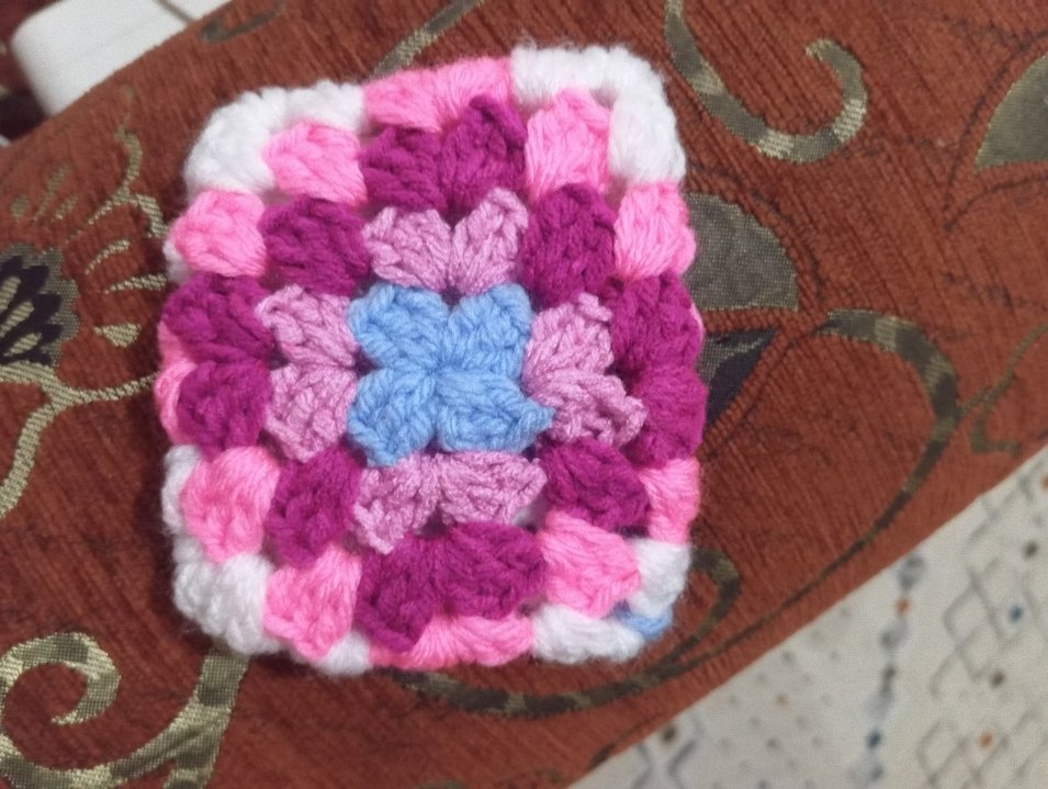 Renkli örgü cüzdan - Görsel 3