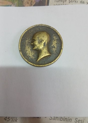 1923 yılına ait para- Altın Renk - Görsel 2