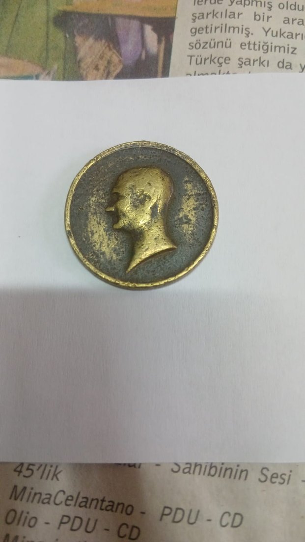 1923 yılına ait para- Altın Renk - Görsel 2