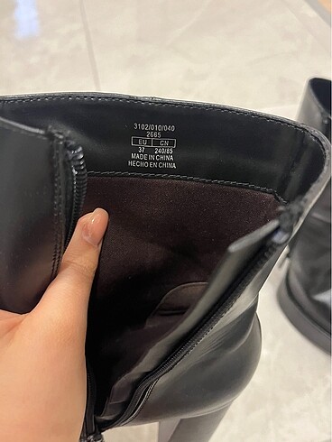 37 Beden Zara platform topuklu bot