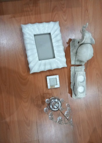 Diğer Siklik Ve Zarafet Beyaz Dekoratif Set