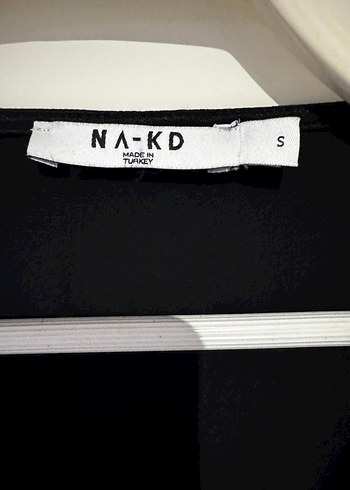 Na-kd Siyah beli bağlama detaylı bluz - Görsel 5