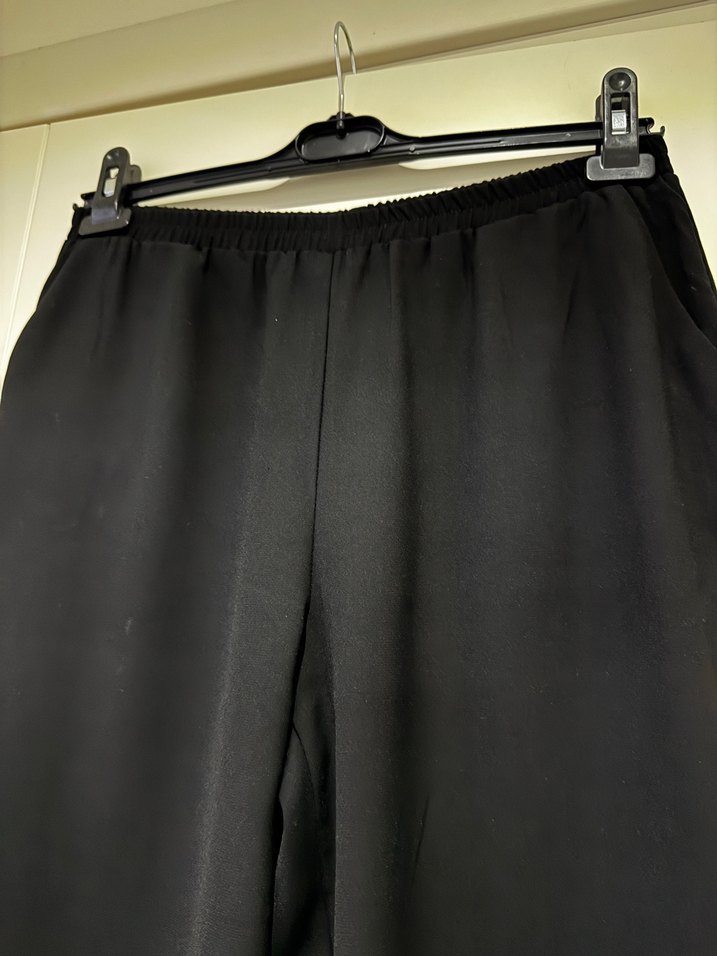 Siyah Kumaş Pantolon - Görsel 3