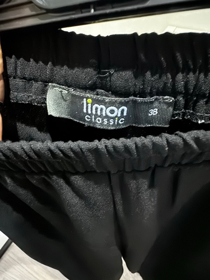 Siyah Kumaş Pantolon - Görsel 4